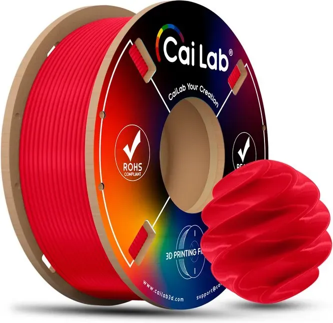 CAILAB 3D-Drucker Filament PLA+ Bio - Rubinrot