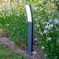 Lutec Wegeleuchte Kunststoff, Metall 74,0 cm 1x18W grau