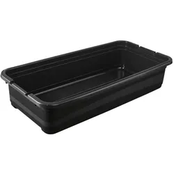 Keeeper Eckhart - Eckhart Transportbehälter 33 Liter 79,5x39,5x17cm Graphitgrau mit extra robustem Schiebeverschluss und Deckel