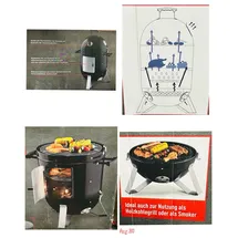 Grillmeister Räucherofen schwarz