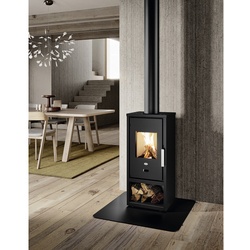 BLAZE Kaminofen »Gilda«, Metall, 4,2 kW, Dauerbrand geeignet - schwarz