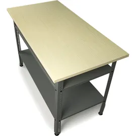 Ondis24 Werkbank Basic Pro mit 2 Ablageböden, 120 x 85 x 60 cm