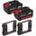 Einhell Power X Change Plus 18V 2 x 4,0 Ah + 2 x Wandhalterung