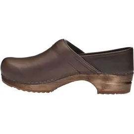Sanita Clog Wood-Julie Closed für Damen - Antikbraun - 42 - Braun - 42