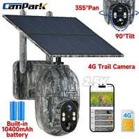 Solar 4G LTE Überwachungskamera PIR Wildkamera PTZ Kamera Sofortiger Alarm 2.5K
