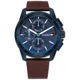 Tommy Hilfiger Walker Herrenuhr - Blau/Blau