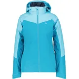 SCHÖFFEL Damen Doppeljacke 3-in-1 Olastorp, Türkis/Dunkelblau, 40