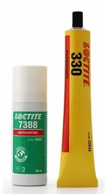 AA 330/7388 Universalklebstoff/Aktivator farblos hochviskos 50+40ml Tube