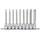 KS Tools 3/8" CHROMEplus Bit-Stecknuss-Satz Torx, lang, 9-tlg. T20-T60