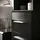 inn.furn Waschbeckenunterschrank 60 x 56 x 34 cm Schwarz Hochglanz