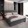 masseno Boxbett mit Bettkasten ¦ grau ¦ Maße cm B: 160 H: 98