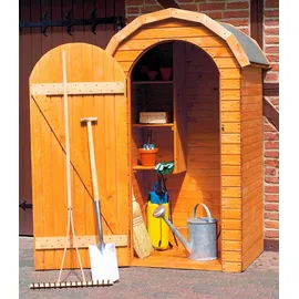 Promadino Geräteschrank Roma 1,10 x 0,83 m Braun