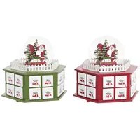 Adventskalender 19 x 20 cm Adventskalender DKD Home Decor Holz