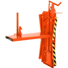 R+R INDUSTRIETECHNIK Rr Industrietechnik Gitterboxwender 570x1640x450mm 450kg Tragkraft RAL 2004 Reinorange