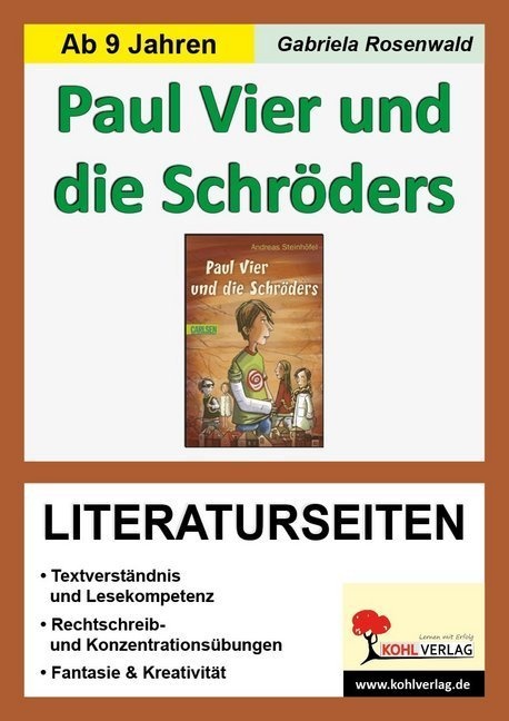 Paul Vier Und Die Schröders  Literaturseiten - Ulrike Thiel-Mathieu  Kartoniert (TB)