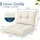 Beautissu Lounge Kissen Set 60 x 60 x 10 cm beige 2-tlg.