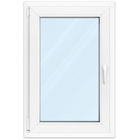 Fenster 60x90 cm, Kunststoff Profil aluplast IDEAL® 4000, Weiß, 600x900 mm, einteilig festverglast, 2-fach Verglasung, individuell konfigurieren