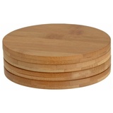 Hti-Living Glasuntersetzer 4er Set Natur