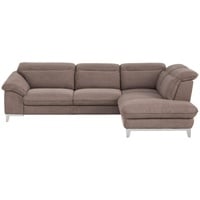 Livetastic Ecksofa Taupe / 293x232 cm