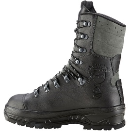 Haix Schnittschutzstiefel / Schnittschutzschuhe Protector 2.0 in KOX Edition mit Gore-Tex Schwarz/Grau 38