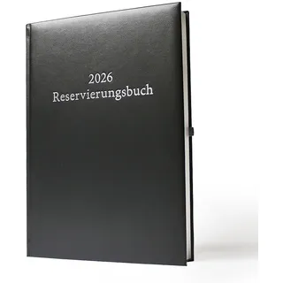 Adina Reservierungsbuch A4 schwarz 2026