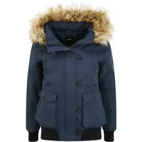 Oxmo OXAcila Damen Winterjacke Damenjacke Jacke blau / L