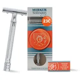 DOVO Solingen MERKUR Rasierhobel mit extra langem Griff 23C Herren