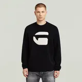 G-Star Relaxed Fit Pullover - Dark Black M