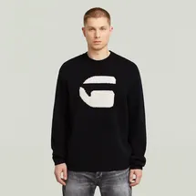 G-Star Relaxed Fit Pullover - Dark Black M