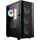 Gembird Fornax 4000 ARGB-Gaming-ATX-Computergehäuse, Midi-Tower, Hintergrundbeleuchtung, Schwarz