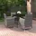 vidaXL Garten-Essgruppe 5-tlg. Grau