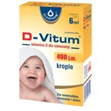 D - Vitum Vitamin D für Babys Tropfen D3 400 IE 6ml OLEOFARM