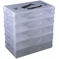 JLSun Schuhaufbewahrung Stiefelbox schuhkasten Stiefel 52x30x11cm, 5 St JLA191-5X