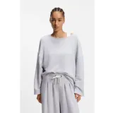 Boss Enely Premium Sweatshirt Hellgrau Melange L