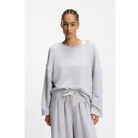 Boss Enely Premium Sweatshirt Hellgrau Melange L
