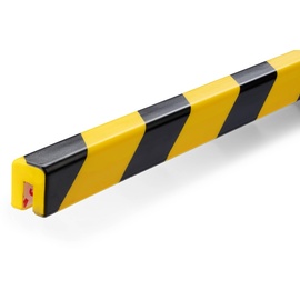 Durable Kantenschutzprofil E8, selbstklebend, 1 m, Packung à 5 Stück, gelb/schwarz, 1127130 ECKIG