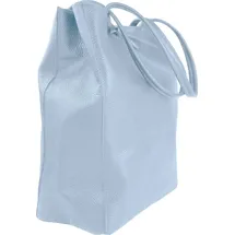toscanto Shopper Leder Hellblau
