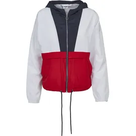URBAN CLASSICS 3-tone Oversize Parka Navy / White / Red M