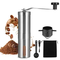 Kaffeemühle Manuell Mit Verstellbarem Keramik kegelmahlwerk Aus 304 Rostfreien Edelstahl Handkaffeemühle Mit Eigenem Kaffeefilter Geliefert Handkaffeemühle Für Kaffee & Espresso