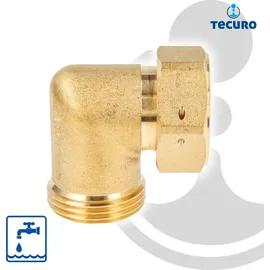 tecuro Winkel 90° 1 Zoll AG x Überwurfmutter 1 Zoll