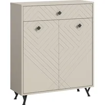 Home Affaire Mento 80 x 100 x 35 cm beige / beige matt