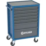 Drakkar Equipement - Werkstattwagen 7 Schubladen blau/grau 675x450x900mm stilker - 72517