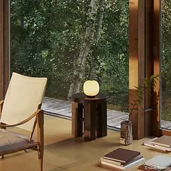 Louis Poulsen VL 45 Radiohus Akkuleuchte LED, blassgelb