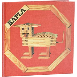 Kapla Buch Nr. 1 Tiere und verschiedene Konstruktionen (rot)