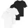 SCHIESSER UNCOVER by SCHIESSER Herren T-Shirt 4er Pack - V-Ausschnitt schwarz / weiß), L