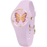 ICE-Watch Fantasia 021952 30 mm Kunststoffgehäuse Lila Silikonarmband Lila S
