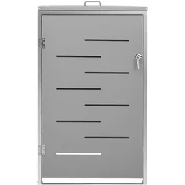 vidaXL Mülltonnenbox für 1 Tonne 69 x 77,5 x 115 cm grau