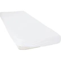 bellana Spannbettlaken Mako-Jersey exclusiv 180 x 200 - 200 x 200 cm weiß
