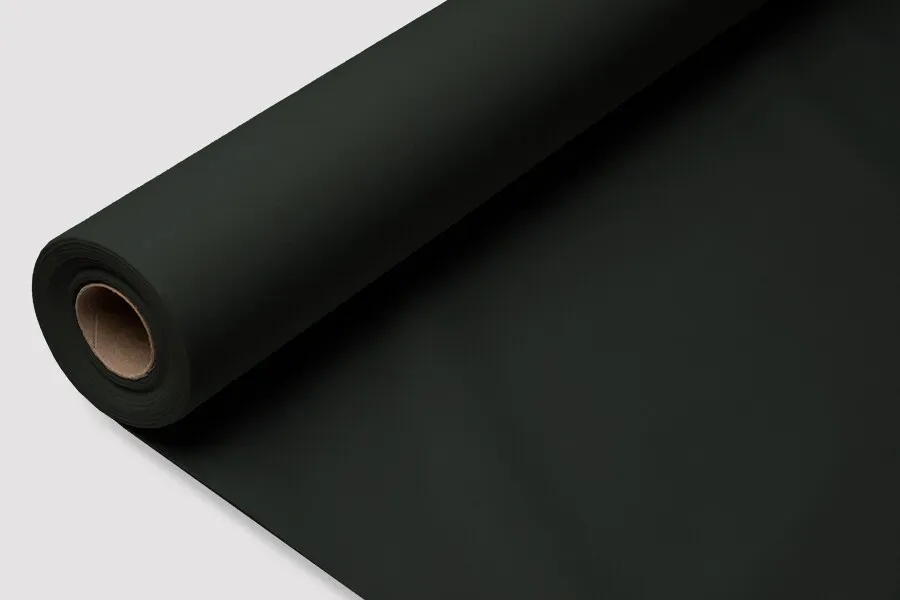 Hostelking Business MONOUSO - Tischdecke Airlaid Schwarz 1,2x25m (1 Stück)