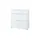 Möbel Kraft Vitreo Neo 90 x 99 x 41 cm Soft Close weiß